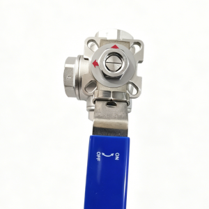 3-Way Ball Valve with Mounting Pad